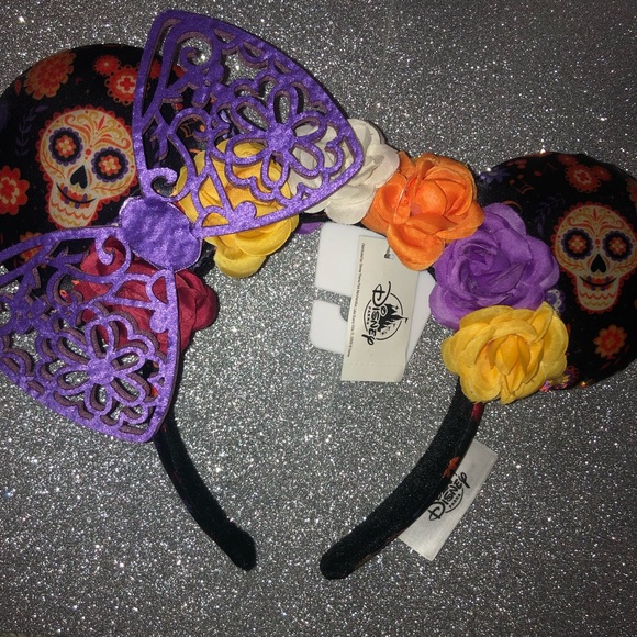 Disney Parks Dia de los Muertos coco Minnie Ears - Picture 3 of 4